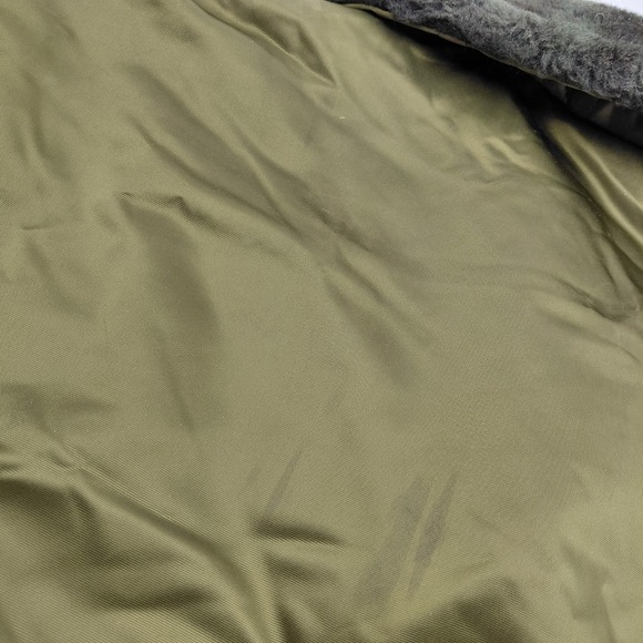 50s Horace Small TUFFY JAC Nylon Jacket 40R Waterbury Brass Buttons USA Green - Picture 7 of 13